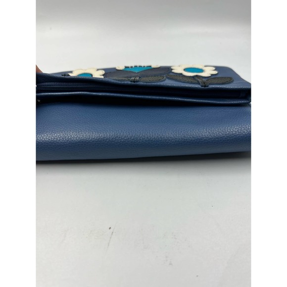 Brighton Flap Organizer Crossbody Bag Blueprint  NWT - Picture 3 of 7